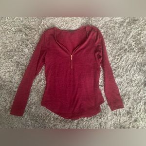 Wine Coloured Long Sleeve